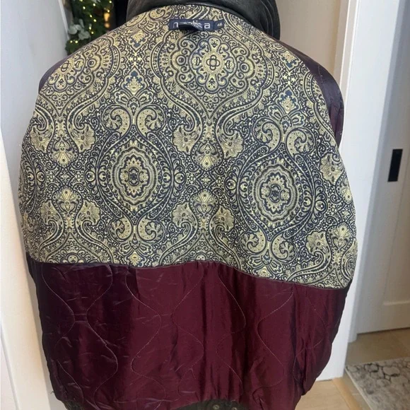 Vintage Nautica Genuine Leather Jacket Men’s Size 46 Black - Picture 7 of 11